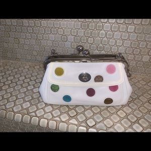Coach Ltd edition polka dot satchel/purse